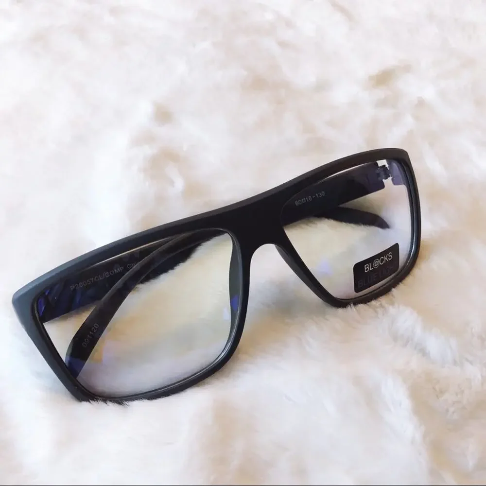 Anna Matte Gray Computer Blue Light Glasses